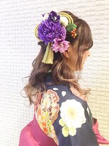 【新宿　Neolive】★祝★卒業式ヘアセット着付け★