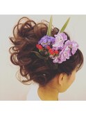 ルーズ夜会　《　六本木　ヘアセット　》