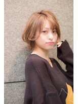 ヘアサロン ガリカ 表参道(hair salon Gallica)&nbsp;無造作カールひし形ショートボブ