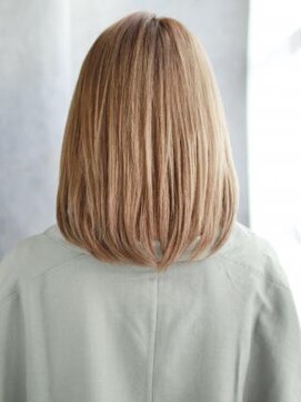 ナル 白山神社参道通り店(nalu) 透け感バングのワンカールボブ