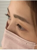 まつエク【JCカール　sheer brown130本】