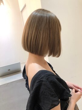 ノク(nok) まろみベージュボブ_マロンベージュAラインボブニュアンスカラー