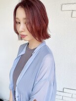 ルアウハク 梅田(LUAU Haku)&nbsp;・ビビッドピンクボブ・【Haku/梅田/タクノ】