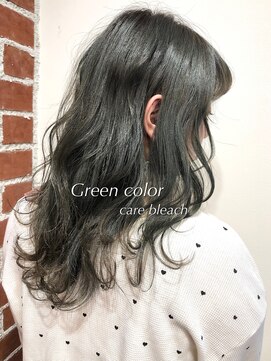 セシルヘアー(CECIL hair) CECIL下北沢　グリーンカラー
