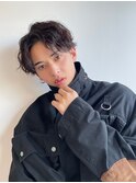 ツイストスパイラルパーマメンズパーマツイストパーマウルフ梅田