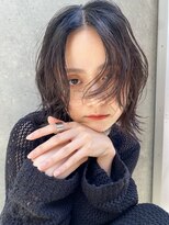 アイティーバイアルバム 藤沢店(IT by ALBUM)&nbsp;ワンレンボブ_ショコラベージュボブルフベビーバング_48572