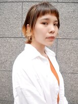 シュシュ(shushu)&nbsp;ブリーチハイライト×ショートウルフ【有海一生】/髪質改善/前髪