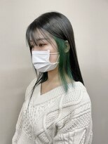 ノア(noa.)&nbsp;『デザインカラー』クリアグリーンインナーカラー