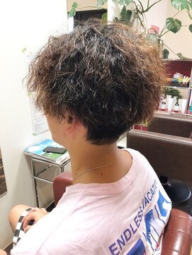 アンプー(en peu) メンズ◎ツイストスパイラルパーマ