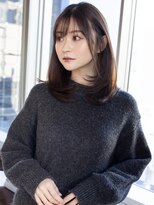 白川20代30代40代小顔カットくびれヘアミルクチョコレート232.19