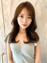 ルームバイシー 新宿(Loom. by Sea)&nbsp;韓国風前髪/シルキーベージュ/グレージュカラー/斜めバング