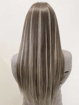 ジフ エクステンション 金沢駅西店(JIF extension) アッシュブラウン×ホワイトベージュ