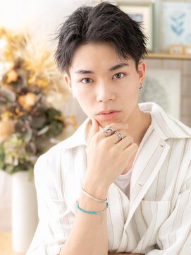 カバーヘア ブリス 志木南口駅前店(COVER HAIR bliss) アップバング刈り上げ黒髪オーガニックカラーa志木20代30代40代