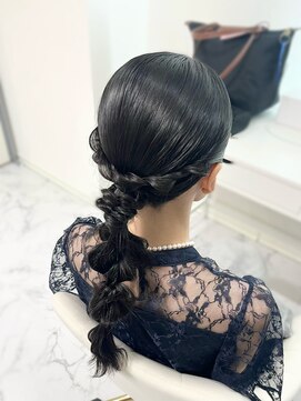 ヘアーメイクサロンアール(hair make salon R) タイト編みおろし