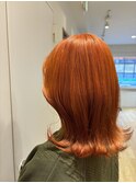 ブリーチ1回でこの発色力