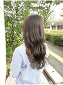 ブリーチなしのグレーカラー