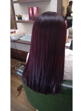 ミーツ meets+ ロングスタイル☆艶レッド