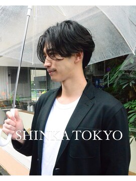 シンカ 六本木(SHINKA) センターパートサイドヘア