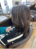 レイヤーカット×ウルフ×外国人風ハイライト