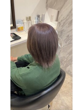 ヘアーデザイン シーベル(HAIR DESIGN SEA BELLE) グレージュ！(2ブリーチ) instagram:@0730_ysnr.t