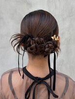 【人気！】カチモリヘア 結婚式 お呼ばれ まとめ髪 ヘアアレンジ