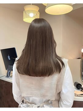 ルル 表参道(lulu.) オリーブベージュ/ダブルカラー/透明感カラー/ブリーチなし