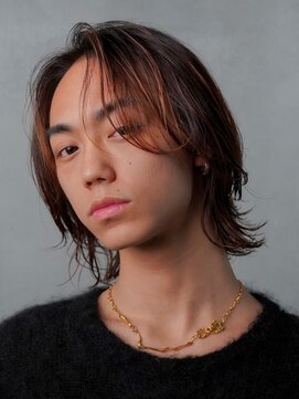 アンサー 渋谷(ANSWER) メンズボブメンズミディアムパーマニュアンスパーマメンズウルフ