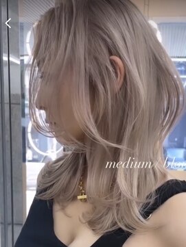 ラキング ギンザ トウキョウ(LAKING GINZA) くびれヘア/アプリコットオレンジ/夏/ハイライトカラー[銀座駅]