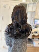 ロンドルピナス 小倉(Lond Lupinus)&nbsp;ミディアムヘア暗めカラー/デザインカラー/フェイスフレーミング