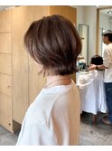切りっぱなしボブ/ぱっつっとボブ