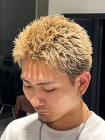 ニコ トウキョウ ロジック(nico TOKYO Logic)&nbsp;刈り上げアップバングスパイキーショートパーマスパイラルパーマ