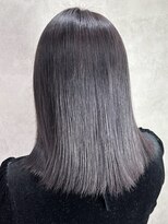 ルノン(LUNON)&nbsp;黒髪クラゲヘアーオリーブグレー小顔ココアベージュ