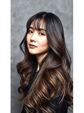 熊本ミセス/大人の韓国ヘア×コテ巻きパーマ