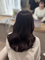 ラ ブランシュ 大宮(La Blanche)&nbsp;大宮/ワインレッド/マロンベージュ/ボブウルフ/レイヤー/韓国