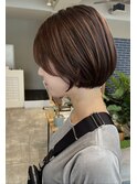 丸みショート