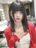 ウィーニード 名古屋(WENEED) 《韓国へア》重めアイドルバング/ブルーグレー