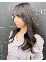 マーシアバイアルティナ 蒲田店(Marcia by artina)&nbsp;ミルクティーブラウン/ミディアムレイヤー/韓国巻き