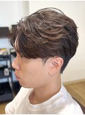 フェザーパーマセンターパートルーズパーマニュアンスパーマ佐賀
