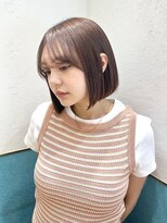 ロンド レグリーズ 立川(Lond leglise)&nbsp;ミニボブレイヤー/レイヤーカット/ウォームベージュ/顔周り/立川