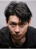 かきあげフェザーショート フェザーパーマ/ニュアンスパーマ