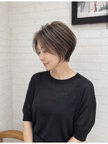 アースオーセンティック 熊本長嶺店(EARTH Authentic)&nbsp;【大人女性に似合う♪上品ショートボブ】