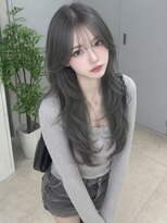 トレヘアー 京都 烏丸(tRe hair) 【全店舗指名No.1加藤】ミントカラー|ハッシュカット|レイヤー