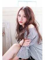 イロドリ ヘアーデザイン(IRODORI hair design) IRODORI  センターパート×ゆるふわロング２  【西尾一寛】
