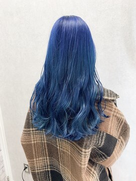 リリー(Lilley) 【lilley 藤亜弥奈】オルチャン風推しブルーカラー(天神/今泉)