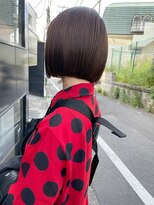 アクト(ACT)&nbsp;ナチュラルボブ切りっぱなしボブミニボブ前髪あり20代30代韓国