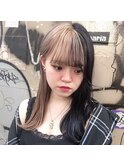 韓国風/フェザーバング/ウルフカット/グラデハイライト[渋谷]