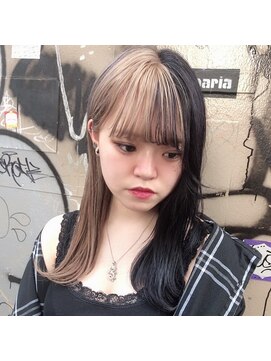 インク 渋谷(INK.) 韓国風/フェザーバング/ウルフカット/グラデハイライト[渋谷]