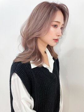 ジーナ 名駅(XENA.) 《xena/中島》横顔美人なお顔周り×シナモンベージュ