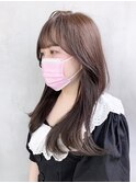 顔まわりレイヤー_テラコッタくすみブルーミニウルフ_ba339601