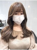 韓国風くびれヘア☆メルティカラークリアベージュ